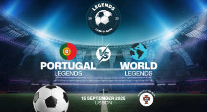 The Legends Charity Game traz a Lisboa os maiores nomes do futebol mundial para apoiar causas humanitárias
